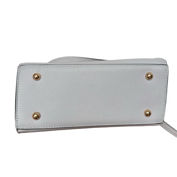 Dune London Two-Tone Satchel Bag Top Handle - Picture 6 of 14
